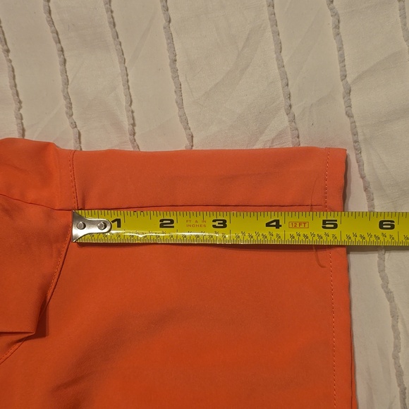 New Balance Women's Vibrant Coral Orange Athletic Shorts, Unlined, Size Medium - Picture 6 of 6